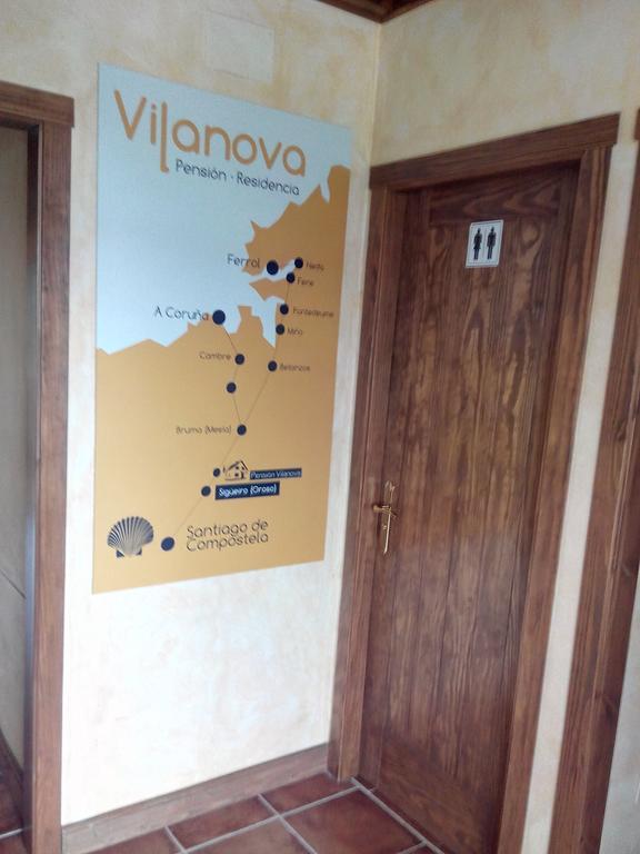 Pension Vilanova Sigueiro Bagian luar foto